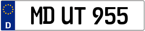 Truck License Plate